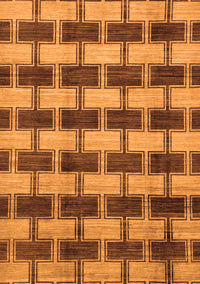 Abstract Orange Modern Rug, abs212org