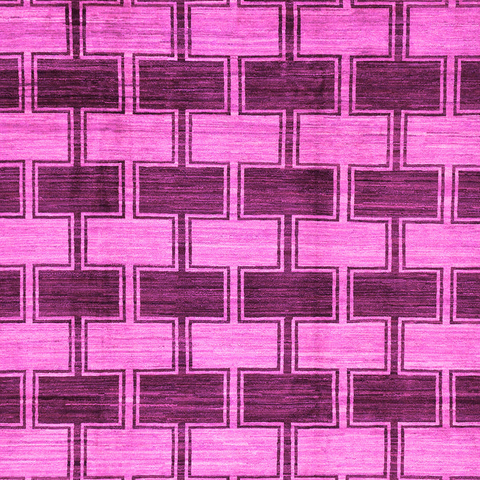 Machine Washable Abstract Pink Modern Rug, wshabs212pnk