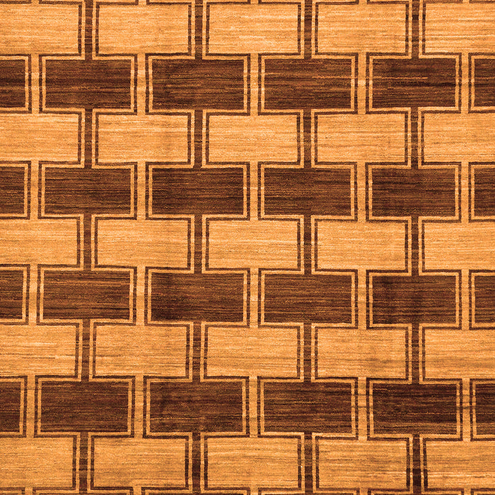 Machine Washable Abstract Orange Modern Area Rugs, wshabs212org