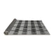 Sideview of Abstract Gray Modern Rug, abs212gry