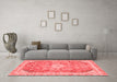 Modern Red Washable Rugs