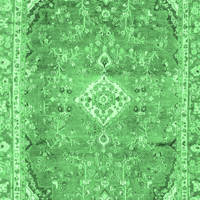Machine Washable Abstract Emerald Green Modern Area Rugs, wshabs2130emgrn