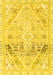 Abstract Yellow Modern Rug, abs2131yw