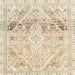 Square Abstract Brown Modern Rug, abs2131