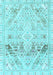 Abstract Light Blue Modern Rug, abs2131lblu