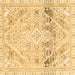 Square Abstract Brown Modern Rug, abs2131brn