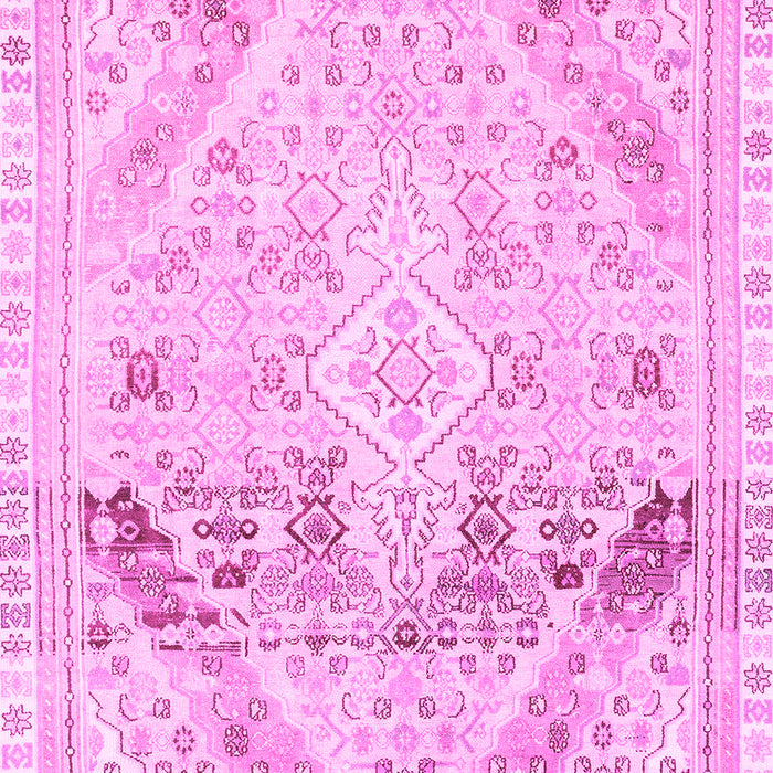 Machine Washable Abstract Pink Modern Rug, wshabs2131pnk