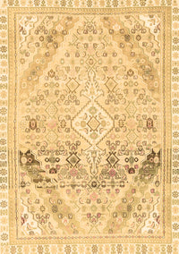 Abstract Brown Modern Rug, abs2131brn