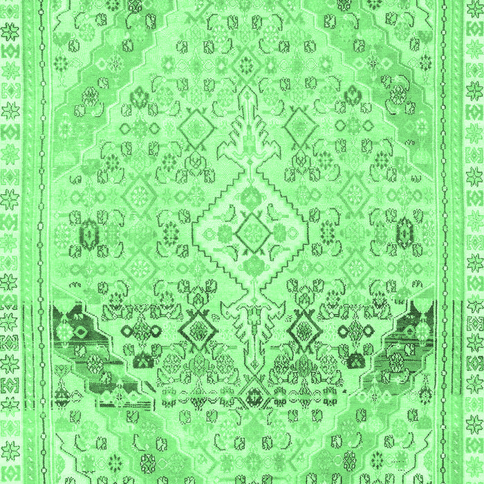 Abstract Emerald Green Modern Rug, abs2131emgrn