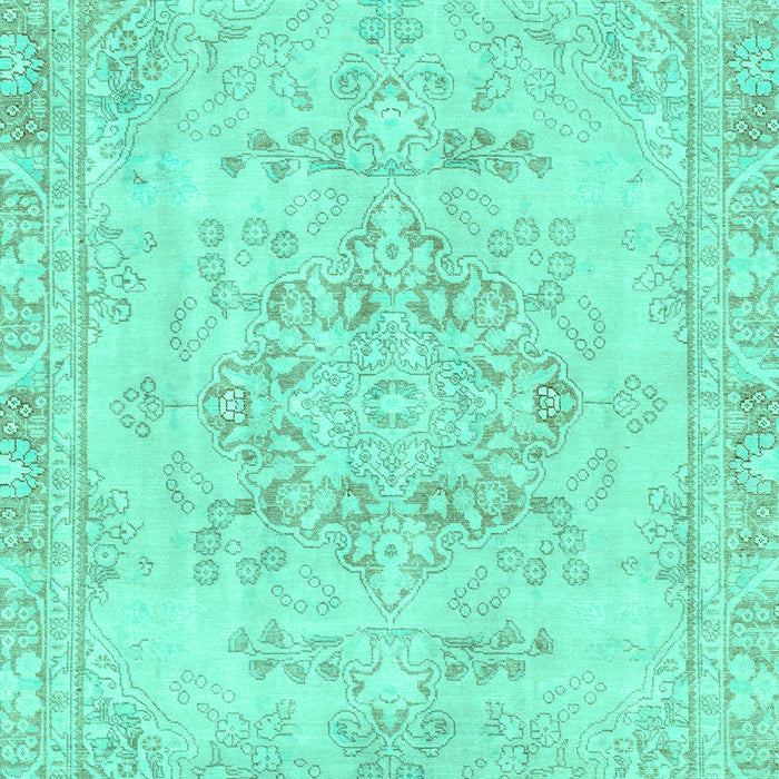 Machine Washable Abstract Turquoise Modern Area Rugs, wshabs2132turq