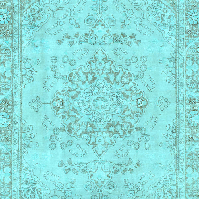 Abstract Light Blue Modern Rug, abs2132lblu