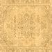 Square Abstract Brown Modern Rug, abs2132brn