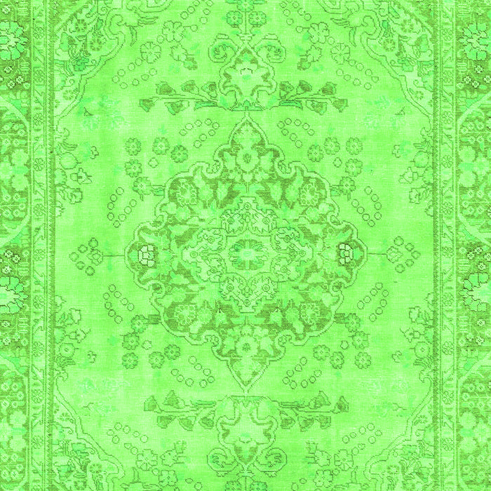 Abstract Green Modern Rug, abs2132grn