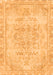 Machine Washable Abstract Orange Modern Area Rugs, wshabs2132org