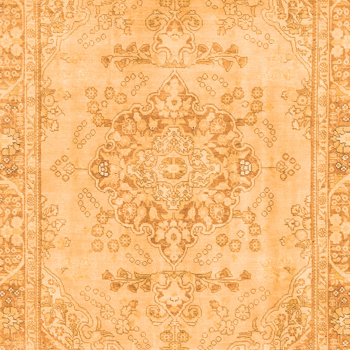 Machine Washable Abstract Orange Modern Area Rugs, wshabs2132org