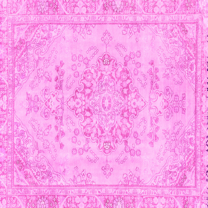 Square Abstract Pink Modern Rug, abs2132pnk