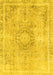 Abstract Yellow Modern Rug, abs2133yw