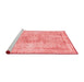 Modern Red Washable Rugs