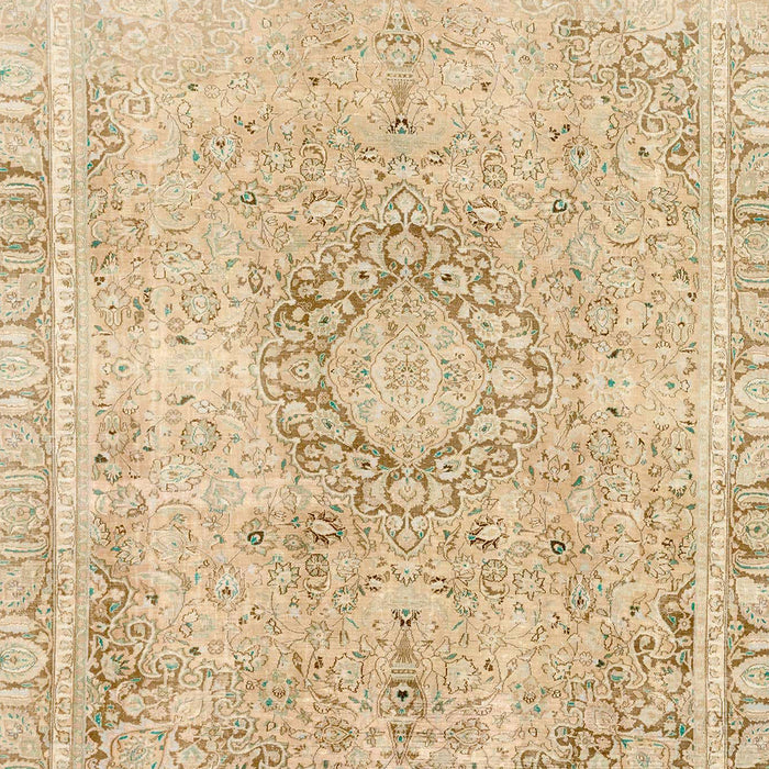 Machine Washable Abstract Brown Gold Rug, wshabs2133