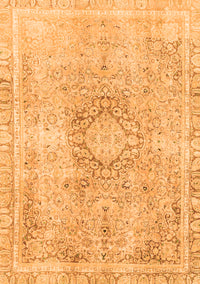 Abstract Orange Modern Rug, abs2133org