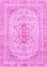 Abstract Pink Modern Rug, abs2134pnk