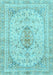 Machine Washable Abstract Light Blue Modern Rug, wshabs2134lblu