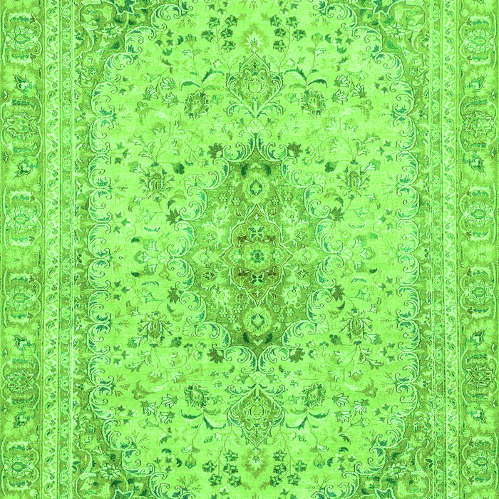 Abstract Green Modern Rug, abs2134grn