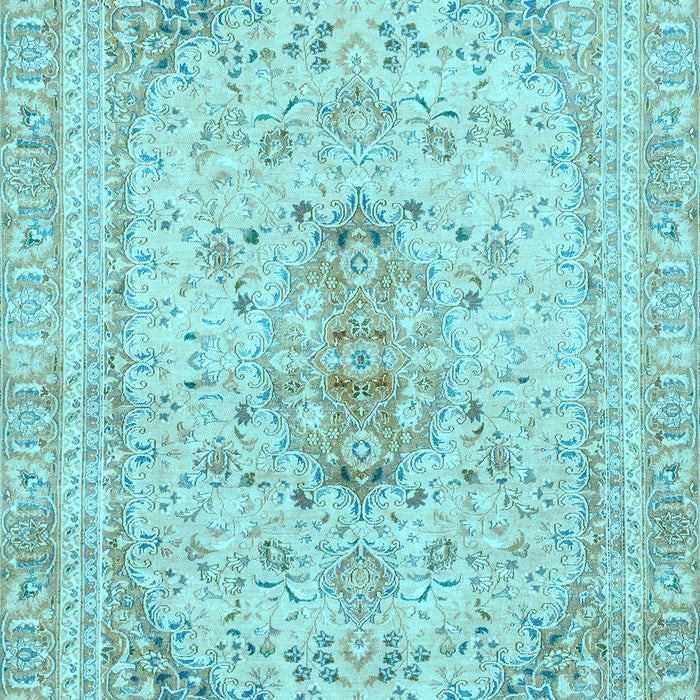 Abstract Light Blue Modern Rug, abs2134lblu