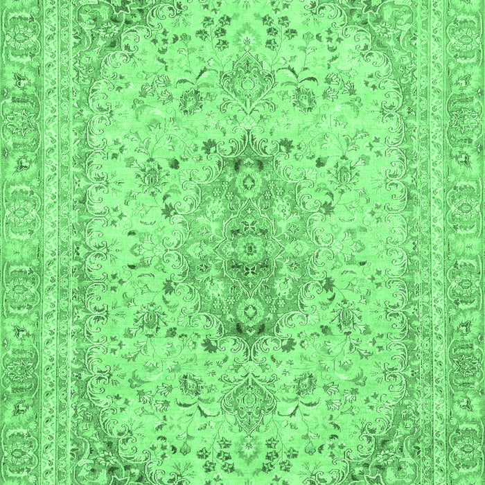 Machine Washable Abstract Emerald Green Modern Area Rugs, wshabs2134emgrn