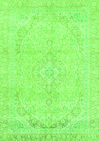 Abstract Green Modern Rug, abs2135grn