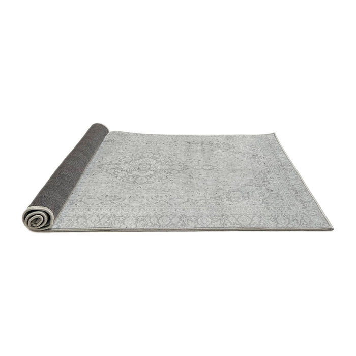 Sideview of Abstract Gray Modern Rug, abs2135gry