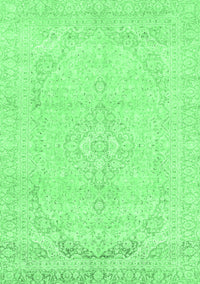 Abstract Emerald Green Modern Rug, abs2135emgrn