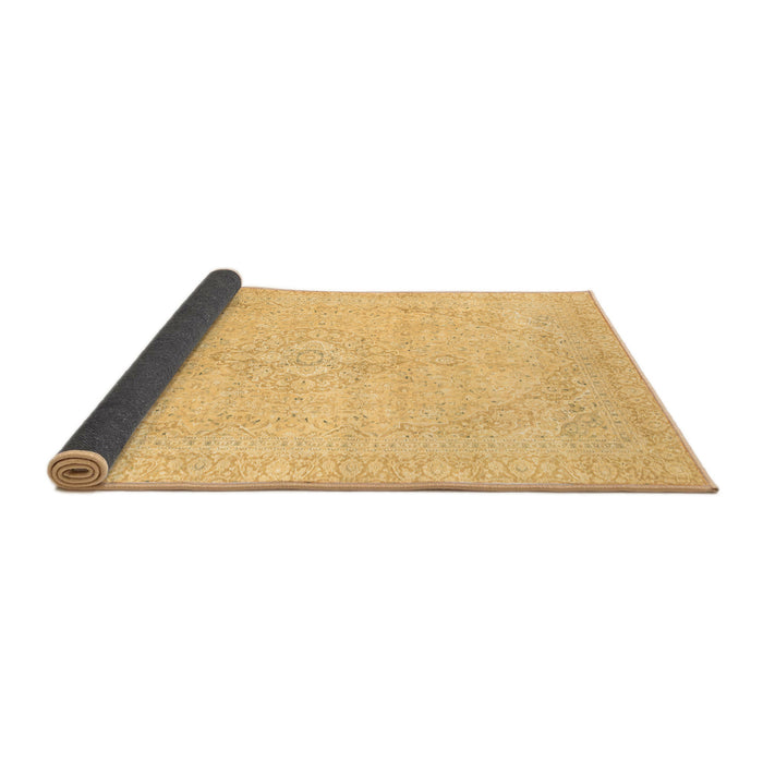 Sideview of Abstract Brown Modern Rug, abs2135brn