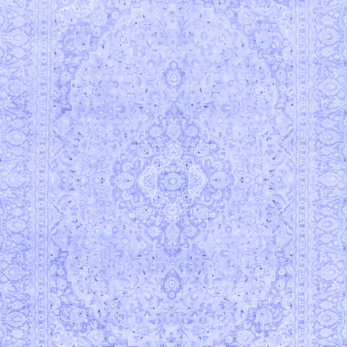 Abstract Blue Modern Rug, abs2135blu