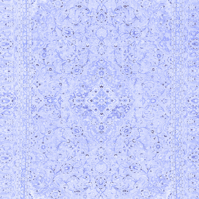 Abstract Blue Modern Rug, abs2136blu