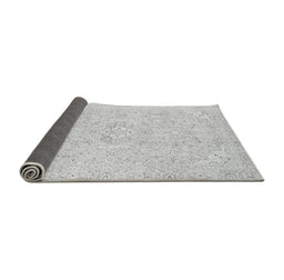 Sideview of Abstract Gray Modern Rug, abs2136gry