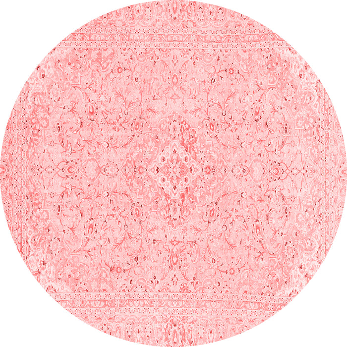 Machine Washable Abstract Red Modern Rug, wshabs2136red