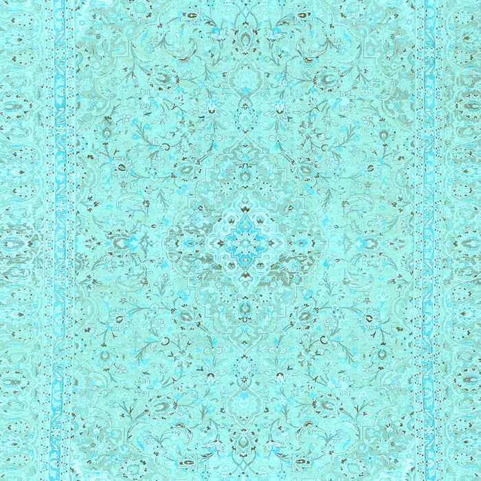 Abstract Light Blue Modern Rug, abs2136lblu