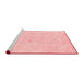 Modern Red Washable Rugs