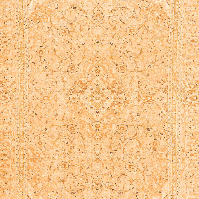 Machine Washable Abstract Orange Modern Area Rugs, wshabs2136org