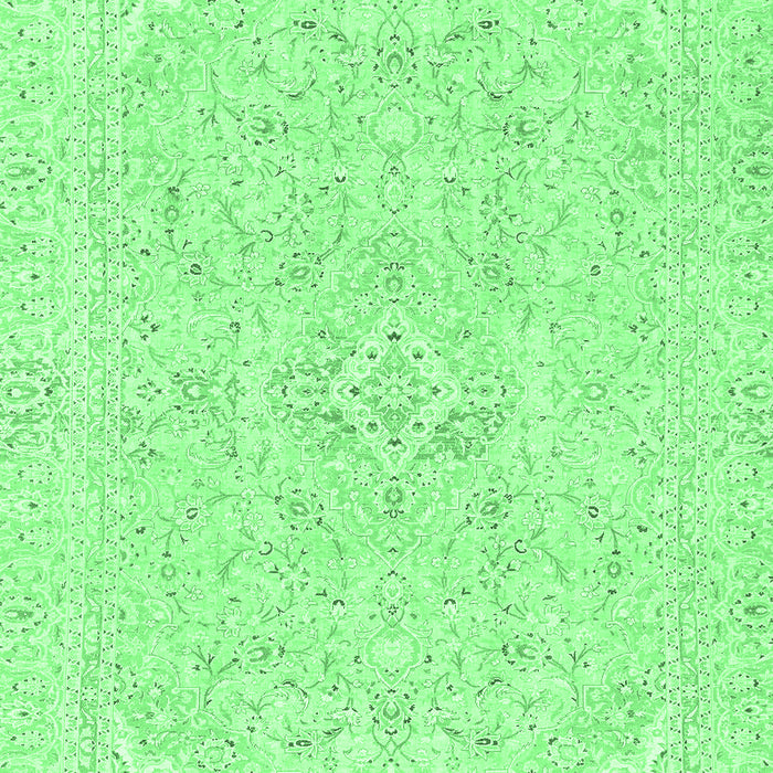 Machine Washable Abstract Emerald Green Modern Area Rugs, wshabs2136emgrn