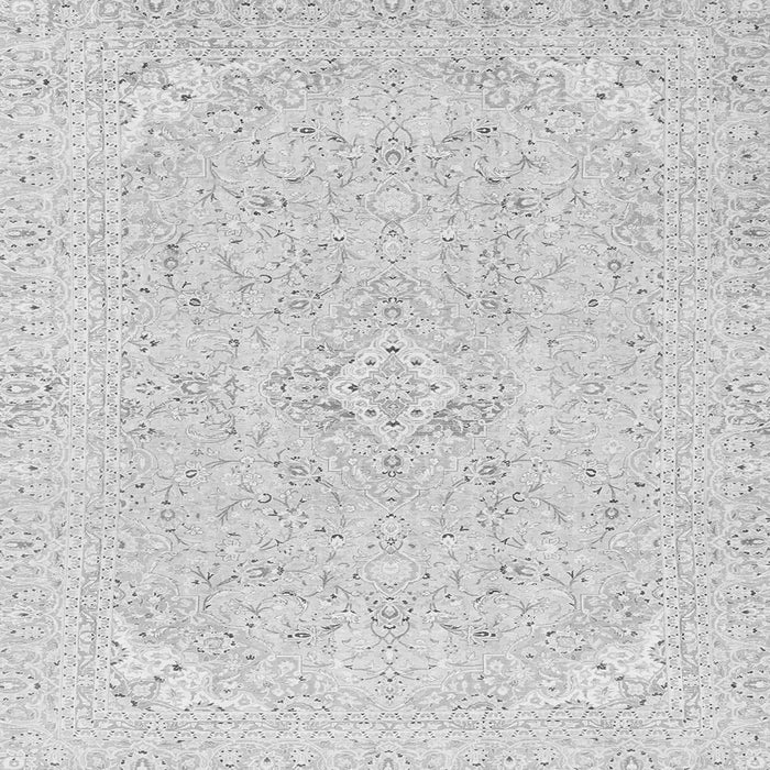 Square Abstract Gray Modern Rug, abs2136gry