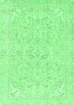 Abstract Emerald Green Modern Rug, abs2136emgrn