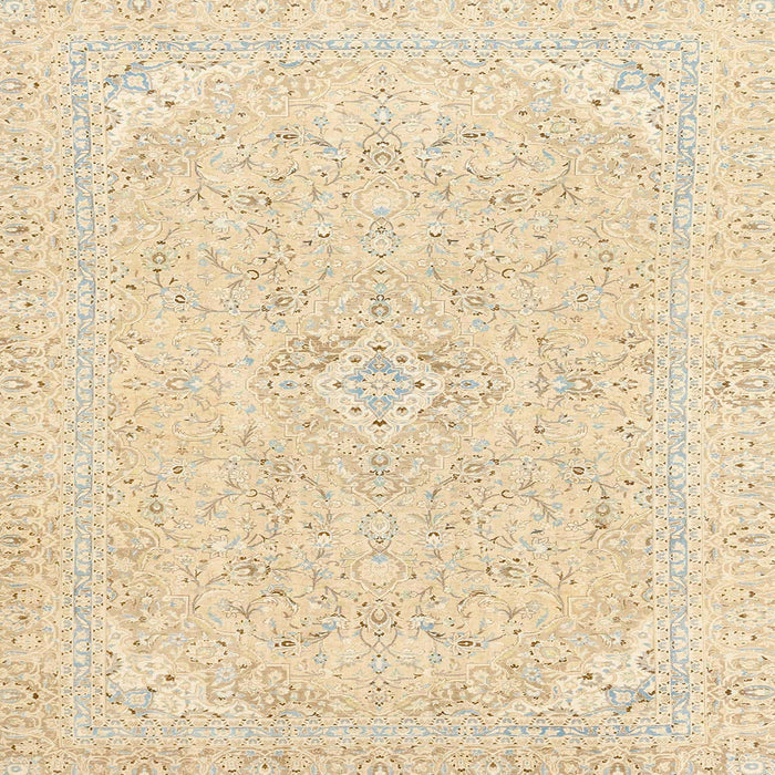 Square Abstract Khaki Gold Modern Rug, abs2136
