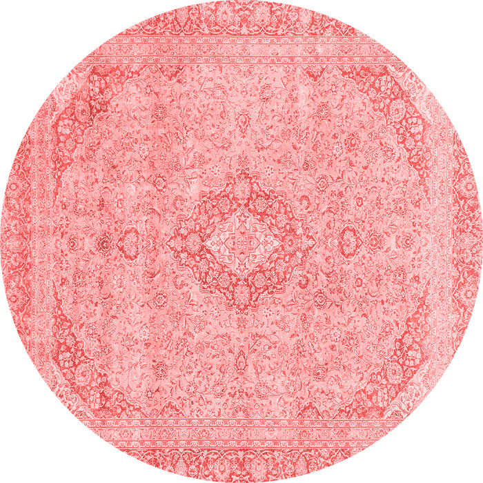 Abstract Red Modern Rug, abs2137red