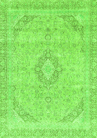 Abstract Green Modern Rug, abs2137grn