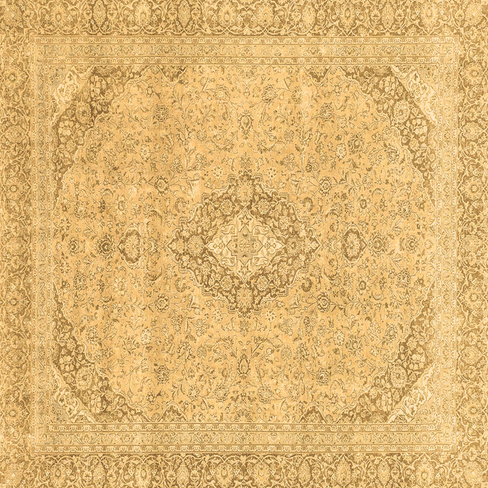 Square Machine Washable Abstract Brown Modern Rug, wshabs2137brn