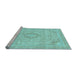 Sideview of Machine Washable Abstract Light Blue Modern Rug, wshabs2137lblu