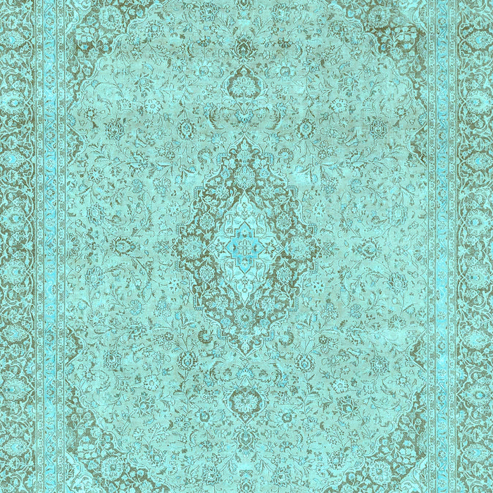 Machine Washable Abstract Light Blue Modern Rug, wshabs2137lblu