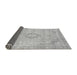 Sideview of Abstract Gray Modern Rug, abs2137gry